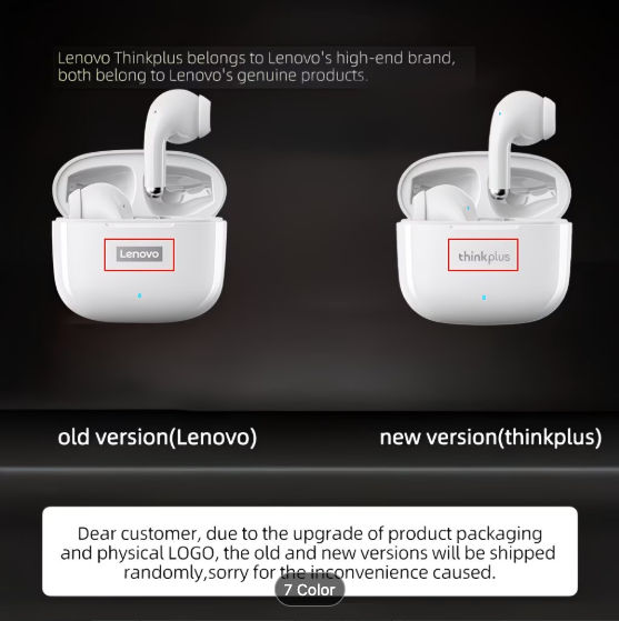 Lenovo LP40 Pro Wireless Earbuds — True Wireless Bluetooth Earphones