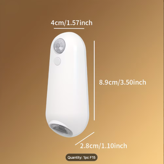 Motion Sensor Night Light — USB Rechargeable with 8 Colour Options