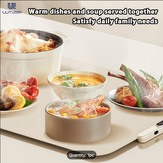 Electric Food Warming Tray — Foldable with 6 Temperature Settings