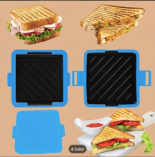 Microwave Sandwich Toaster — Makes Perfect Toasted Sandwiches & Waffles