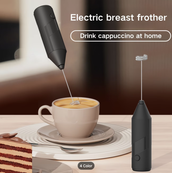 Mini Electric Milk Frother & Drink Whisk — Coffee, Matcha & Lattes at Home