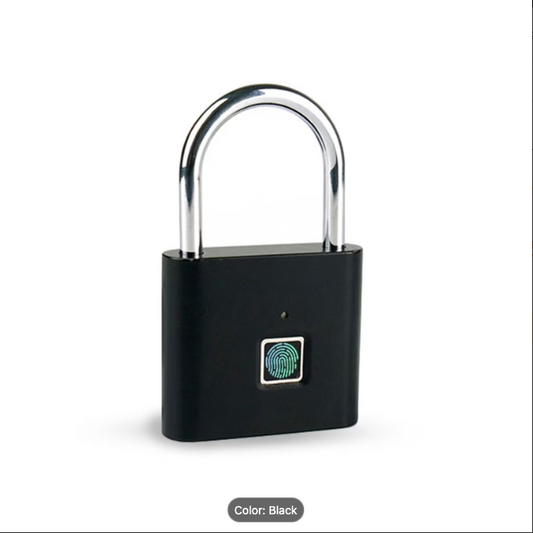 Mini Smart Fingerprint Padlock — Keyless USB Rechargeable Security Lock